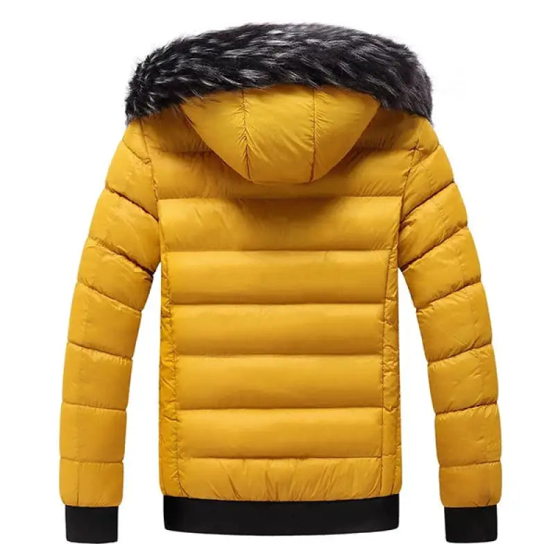 Jaqueta Puffer Masculina Capuz Forrado