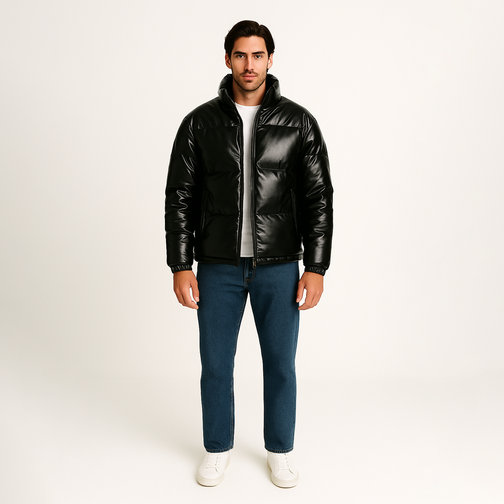 Jaqueta Puffer Masculina de Inverno