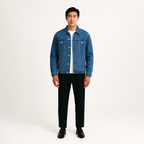Jaqueta Masculina Jeans Acolchoado Basic